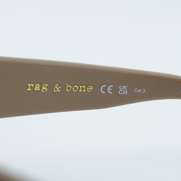 Rag & Bone RNB6003/S 009Q JO Sunglasses Bronze Shield Frame, Mirror Lenses - Picture 4 of 9